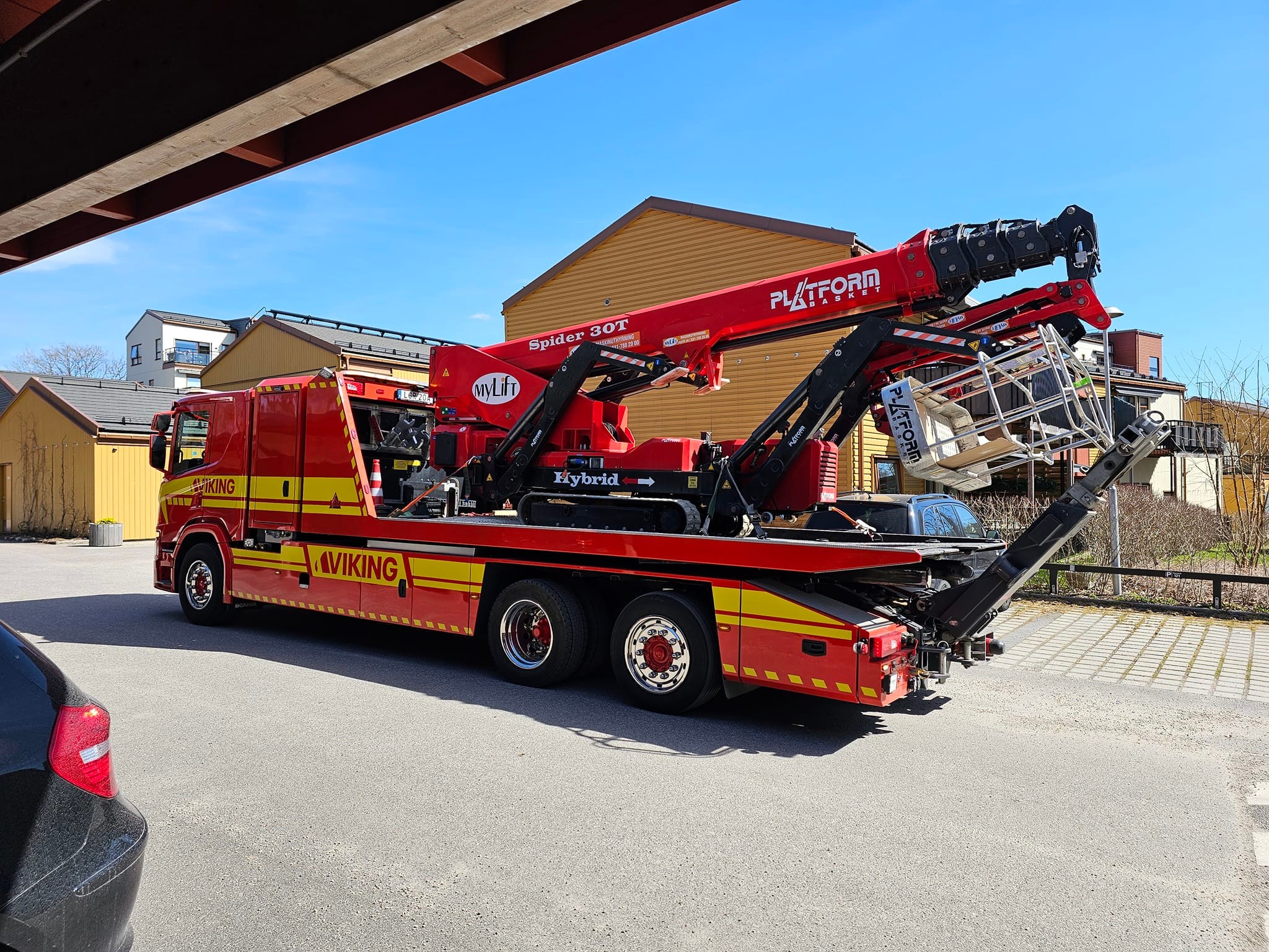 Bärgning av skylift